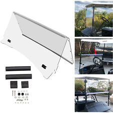 Folding Acrylic Golf Cart Clear Windshield For EZGO TXT Medalist 1994-2014 2013 picture