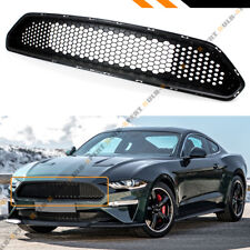 For 18-23 Ford Mustang Bullitt Style High Flow Badgeless Blk Front Upper Grille picture