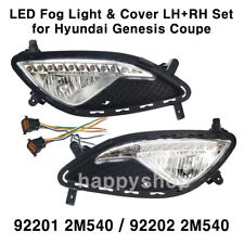 OEM LED Fog Lamp Light Cover Connect 6p Set for Hyundai Genesis Coupe 13-17 picture