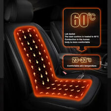 Full Back Car Heated Seat Cover Black Cushion Warmer Heating Warming Pad Cover picture