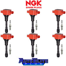 Energy Ignition Coil & NGK Spark plug Set 6PCS. 07-20 for Infiniti Nissan UF550 picture