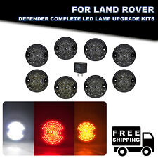 8x LED Front Rear Side Marker Light Kit For 1983-2016 Land Rover Defender 90/110 picture
