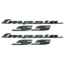 2x 94-96 Impala SS Gloss Black Quarter Panel Emblems 3D Badge New picture