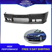 Fits 1992-1999 BMW E36 3Series M3 Style New Front Bumper Body Kit + Grille Black picture