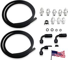 Universal Power Steering Pump Hose Kit Replace for GM LS Swap Pressure Return  picture