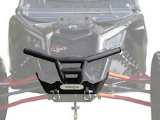 SuperATV Winch Ready Front Bumper for Can-Am Maverick X3 - Wrinkle Black picture