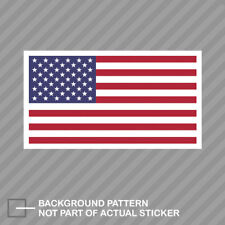 American Flag White Border Sticker Decal Vinyl USA America US flags picture