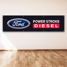 Ford Power Stroke 2x8 ft GT Shelby Cobra Car Racing Show Banner Flag picture