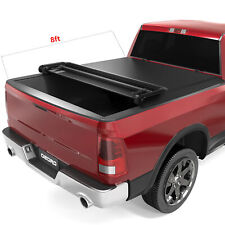 OEDRO 8ft 4-Fold Tonneau Cover for 2002-2023 Dodge Ram 1500 Classic 2500 3500 picture