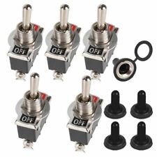 5Pc 12V Toggle Flick Switch WATERPROOF SPST ON OFF For Marine  Car Dash Light picture
