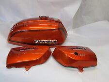 Suzuki GT750  Show quality  Tank & Side Cover  1974   candy glitter orange picture