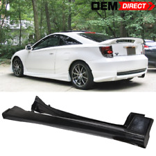 For 00-05 Toyota Celica VIP Style Side Skirts Unpainted Black - PU picture
