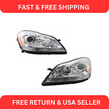 DEPO 2pc Halogen Headlight Lamp Assembly Set LH & RH Sides for MB GL450 GL550 picture