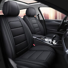 1/2PC Front Car Seat Covers for Honda Pu Leather Seat Protector Black Seat picture