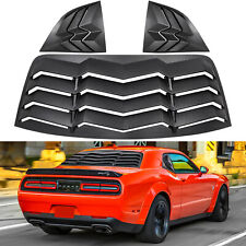 Rear+Side Window Louver For Dodge Challenger Windshield Sun Shade Cover 2008-23 picture