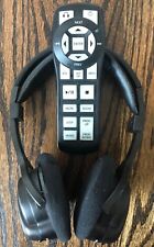 02-2012 Jeep Dodge Chrysler OEM REAR SEAT DVD VIDEO REMOTE & 1 PAIR HEADPHONES  picture