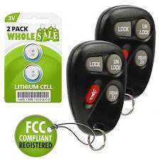 2 Replacement For 1998 1999 2000 2001 Chevrolet Blazer Car Key Fob picture