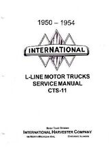 1951 1952 1953 1954 International L R Shop Service Repair Manual Book OEM Guide picture