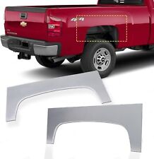 Upper Rear Wheel Arch Quarter Panel fits 07-14 Chevy Silverado PAIR  picture