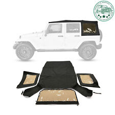 REPLACEMENT BLACK SOFT TOP W/ WINDOWS 9085235 FOR 10-18 JEEP WRANGLER UNLIMITED picture