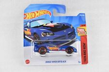 Hot Wheels 2022 Short Card Then And Now #242 Dodge Viper SRT10 ACR Blue w/ MC5s picture