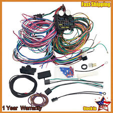Universal Wire 12 Circuit Wiring Harness Fit Chevy Mopar Ford Street Hot Rod picture