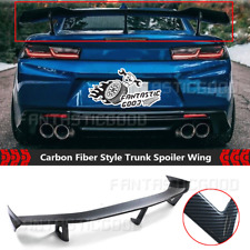 For Chevy Camaro 2016-2022 ZL1 1LE Style Carbon Look Rear Wing Trunk Spoiler Kit picture