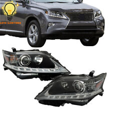 Headlights For Lexus RX350 RX450H 2013 2014 2015 Black Clear Right&Left Side picture