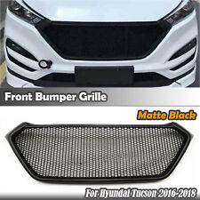 1X Front Bumper Grill Grille Cover For Hyundai Tucson 2016 2017 2018 Matte Black picture