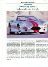 1999 SHELBY SERIES I CONVERTIBLE 3 PG COLOR ARTICLE picture