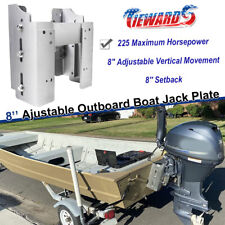 Aluminum 8'' Adjustable Outboard Boat Manual Jack Plate Motor Setback JPL4800 picture