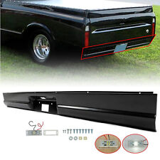 For 67-72 Chevrolet C10 Truck Fleetside Rear Roll Pan W/ License Plate Lamps picture