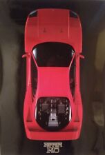 Ferrari F40 Factory Top View Shot  Car Poster Rare Version Wow picture