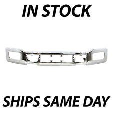 NEW Chrome - Steel Front Bumper Face Bar for 2018-2020 Ford F-150 w/ Fog 18-20 picture