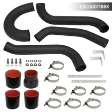 Intercooler Piping Kit For Toyota Supra JZA80 2JZ GTE TURBO 1993-1998 Black picture