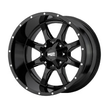 16x8 Moto Metal MO970 Gloss Black W/Milled Lip Wheel 6x135/6x5.5 (0mm) Set of 4 picture