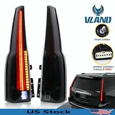 VLAND LED Smoked Tail Lights For GMC Yukon XL/Denali 2015-2020(Cadillac Style) picture
