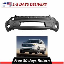 Fits 2011-2015 Ford Explorer Front Lower Bumper Cover Fascia w/ Fog Lamp Holes picture