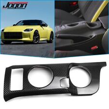 Dry Carbon Console Cup Holder Panel Trim For Nissan Z Fairlady Z RZ34 400Z 2023+ picture
