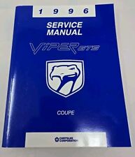 1996 Dodge Viper GTS Shop Manual Coupe OEM Factory Repair Service Book Dealer picture