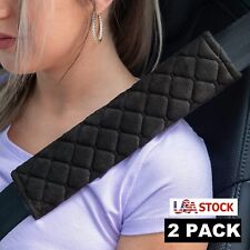 2× Car Safety Seat Belt Shoulder Pad Cover Cushion Comfortable Driving Universal picture