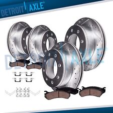 4WD Front & Rear Rotors + Ceramic Brake Pads for 2000-2004 Ford Excursion F-250 picture