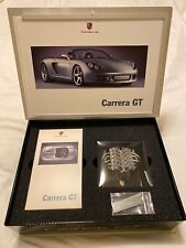 PORSCHE CARRERA GT PRE DELIVERY GIFT PACKAGE (ENGINE/BOOK/TAPE) - RARE USA picture
