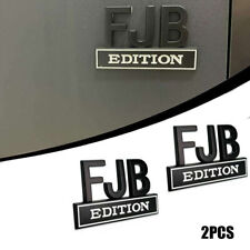 2X 3D FJB Edition  Letters Emblem Badge Truck Tailgate Car Decal Bumper Sticker picture