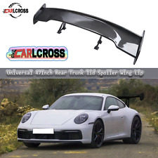 47in Rear Trunk Spoiler Racing Wing Lip Carbon Universal For Porsche 911 Carrera picture