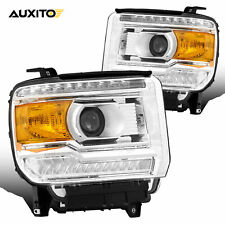 2x Halogen Headlights Left & Right Side For 2014-2018 GMC SIERRA 1500 2500 3500 picture