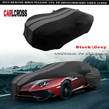 For Lamborghini  Aventador Indoor Grey Line Dustproof Stain Stretch Car Cover picture