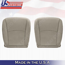 Fits Toyota Highlander 2008 to 2013 Driver & Passenger Bottoms Leather Cover Tan picture