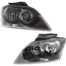 Headlights Headlamps Left & Right Pair Set NEW for 04-06 Chrysler Pacifica picture