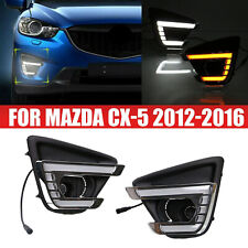 Fit 2012-2016 Mazda CX-5 CX5 LED DRL Front Daytime Running Light Fog Turn Lamp picture